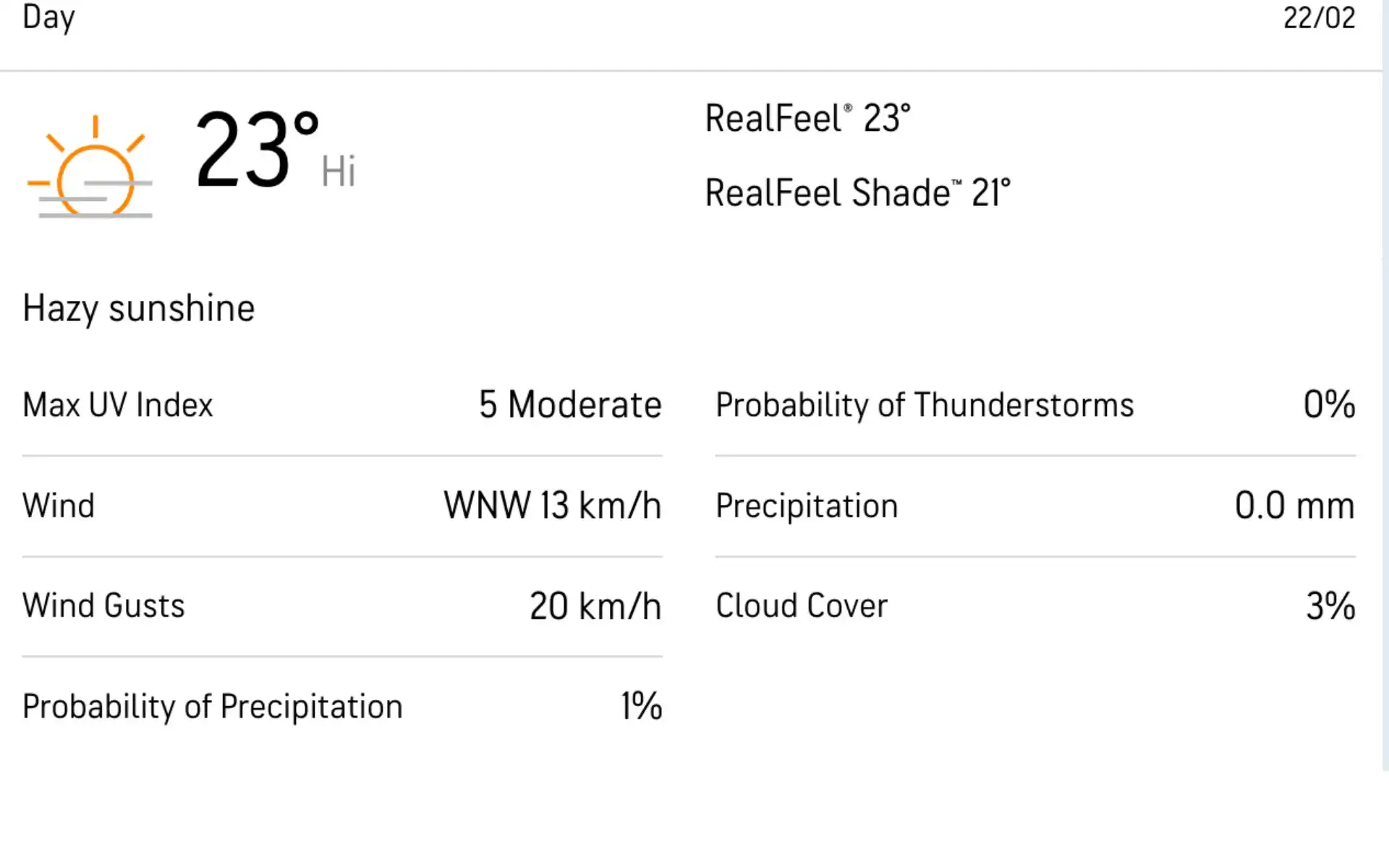 Lahore weather prediction for AUS vs ENG [Source: screengrab/AccuWeather]
