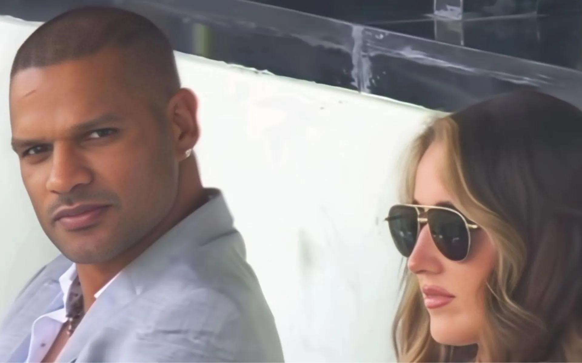 Shikhar Dhawan with mystery girl (Source:@kahanibollyki/X.com)