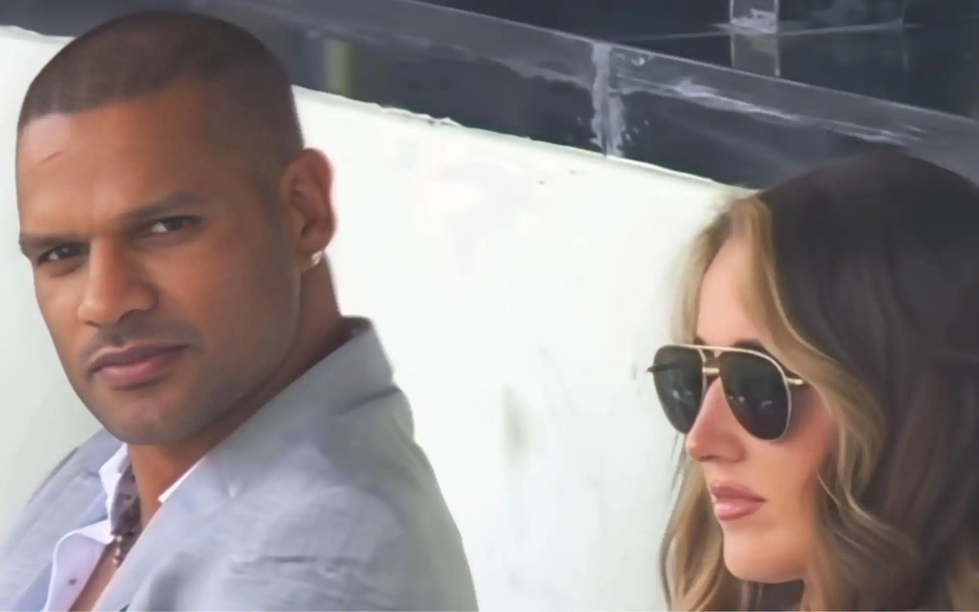 Shikhar Dhawan with mystery girl (Source:@kahanibollyki/X.com)