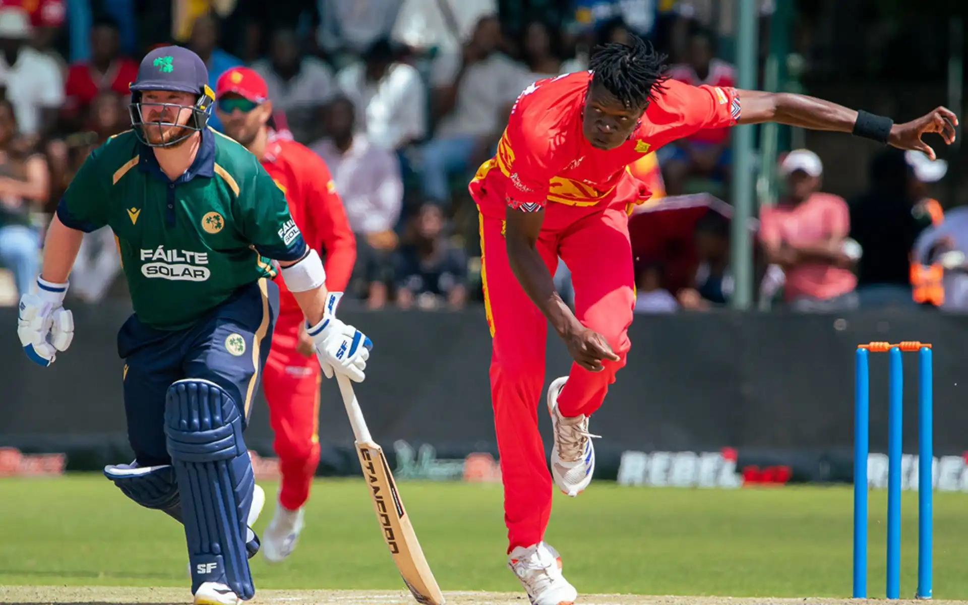 ZIM vs IRE 1st T20I [Source: @ZimCricketv/X.com]