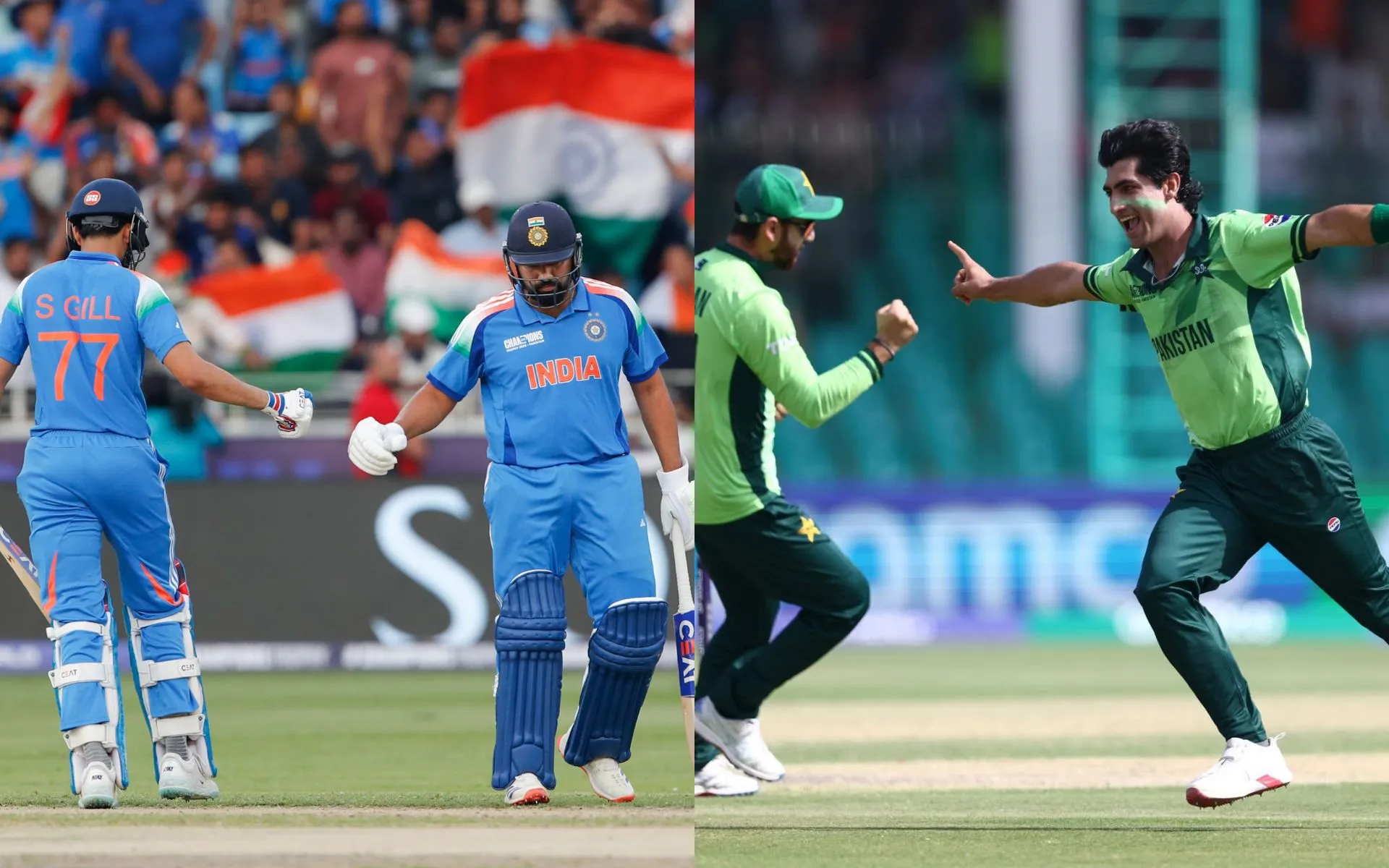 India to face Pakistan in Champions Trophy 2025 [Source: @BCCI, @TeamQuetta/X.com]