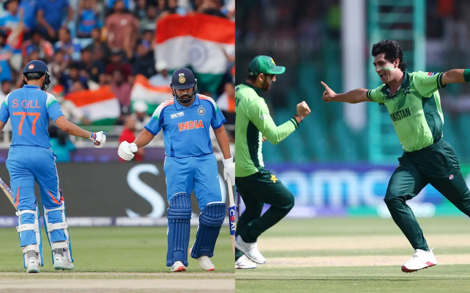 India to face Pakistan in Champions Trophy 2025 [Source: @BCCI, @TeamQuetta/X.com]