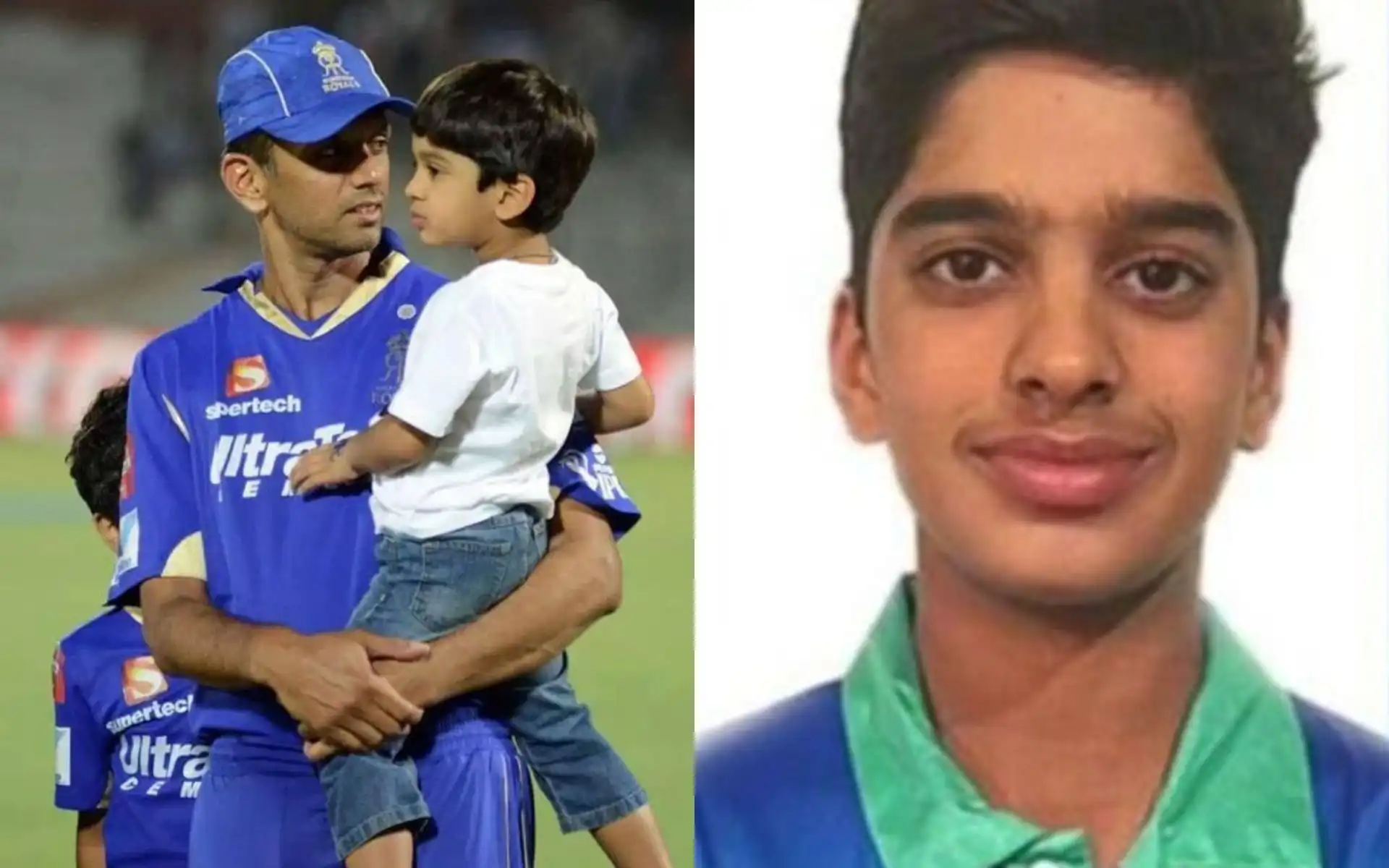 Rahul Dravid and Anvay Dravid (Source: @NotDravid/X.com)