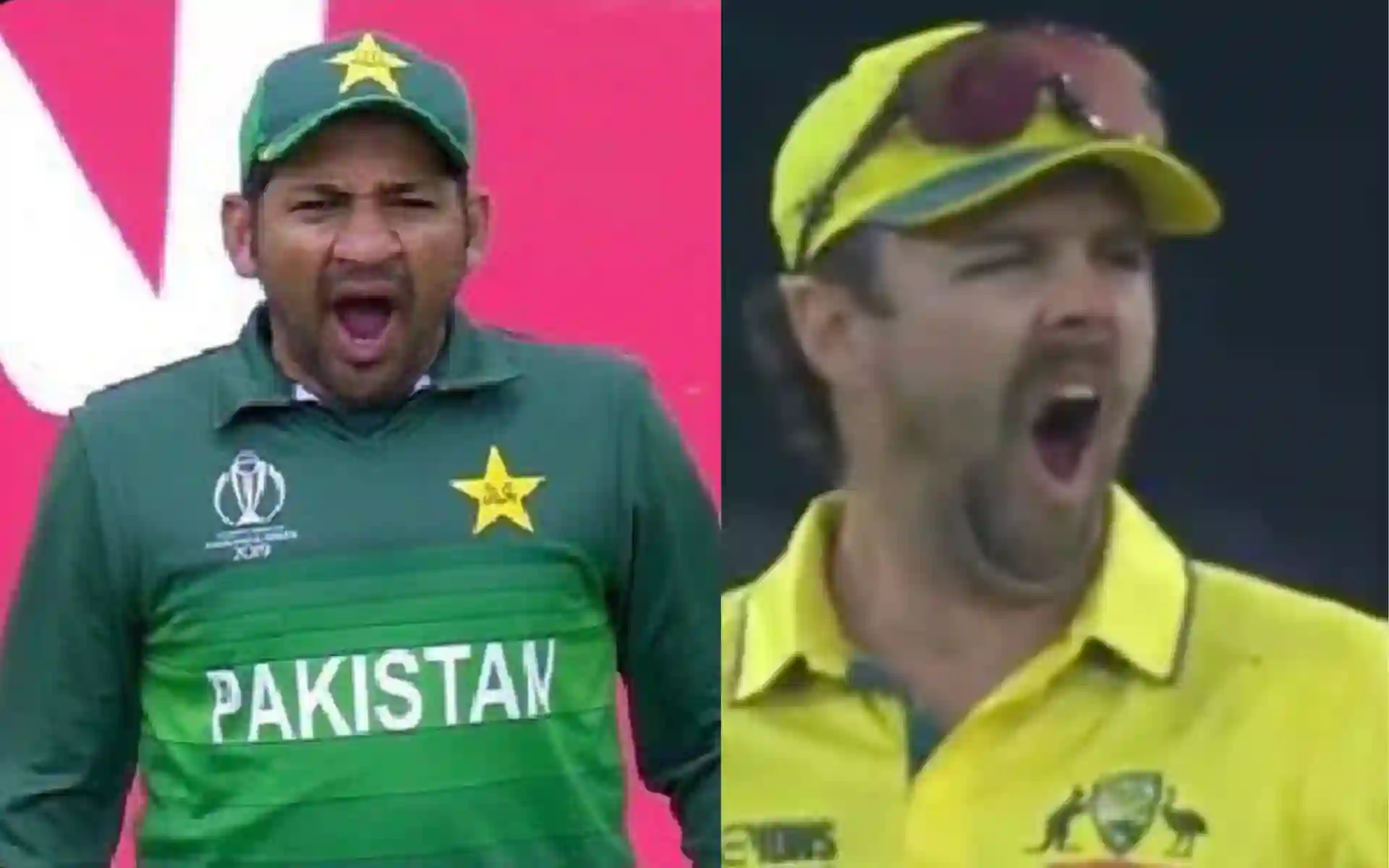 Head recreates Sarfaraz Ahmed yawn [Source: @kuchbhi12341416/X.com]
