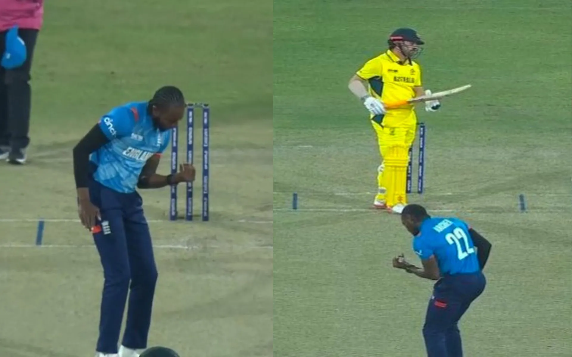 Jofra Archer's catch of Travis Head (Source:@VinduAravi64844/X.com)