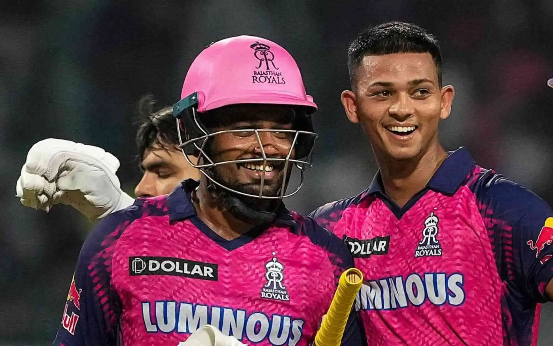 Sanju Samson and Yashasvi Jaiswal for RR (Source:@mufaddal_vohra/X.com)
