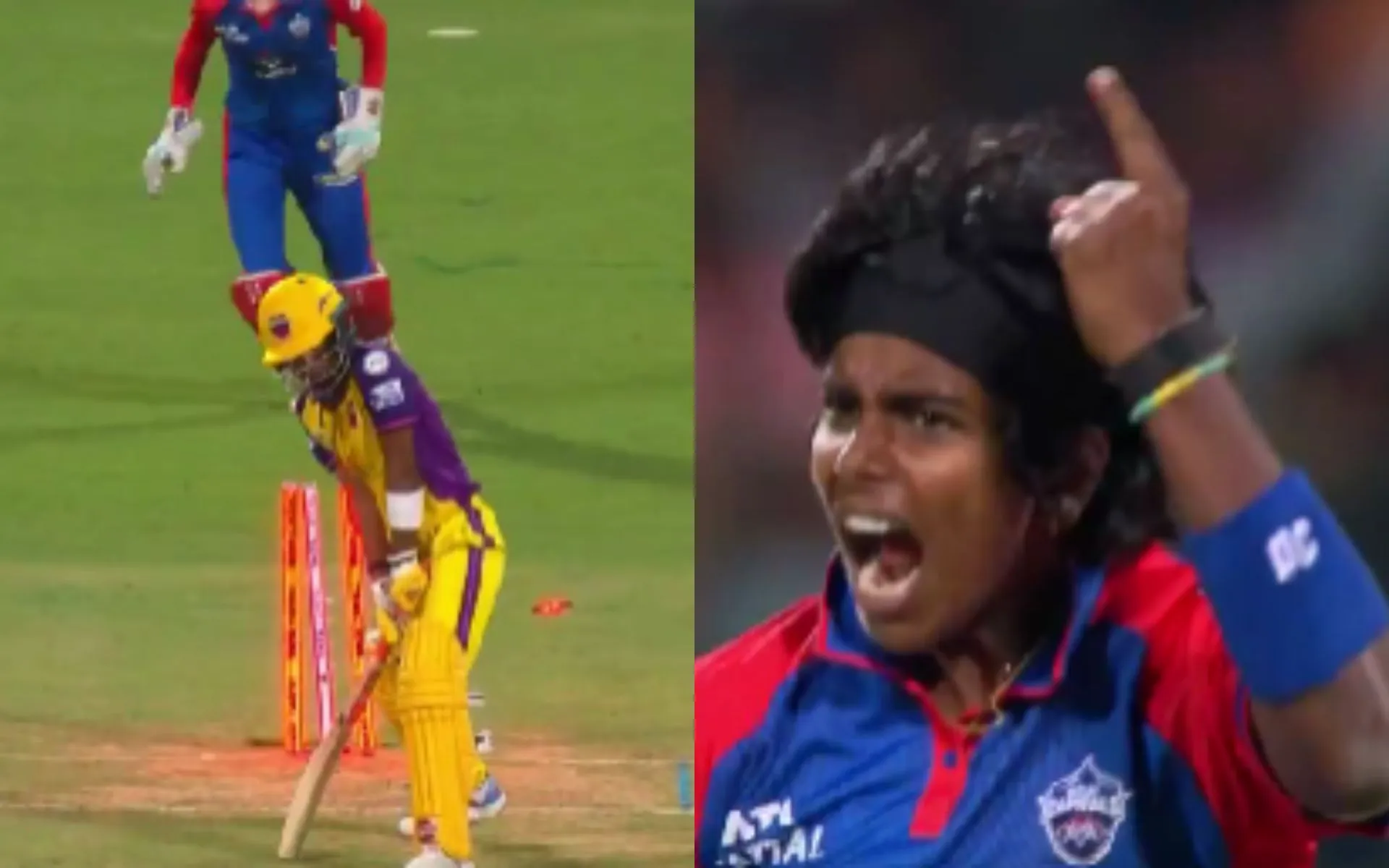 Arundhati Reddy gave Shweta Sehrawat a red-hot send-off [Source: @wplt20/x.com]