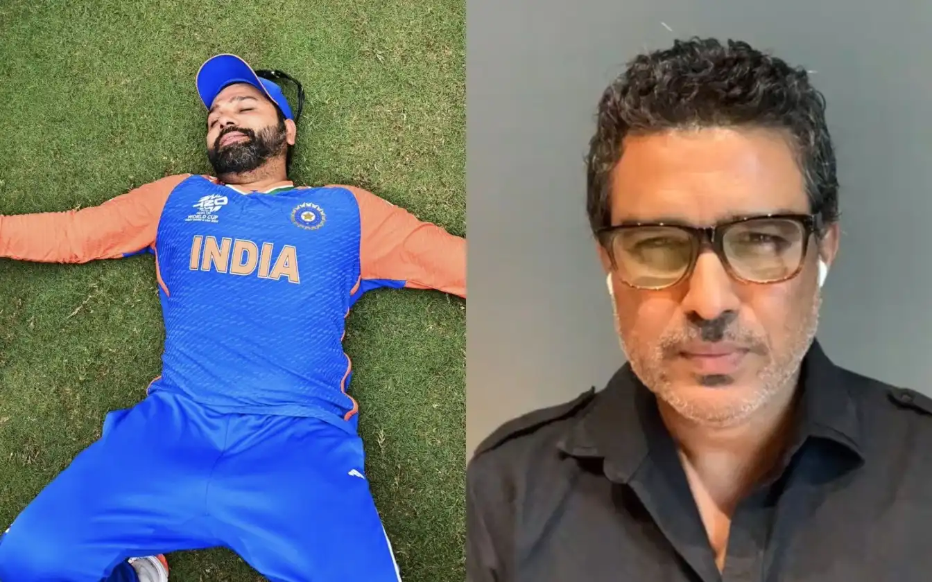 Rohit Sharma and Sanjay Manjrekar [Source: @sanjaymanjrekar/X.com]