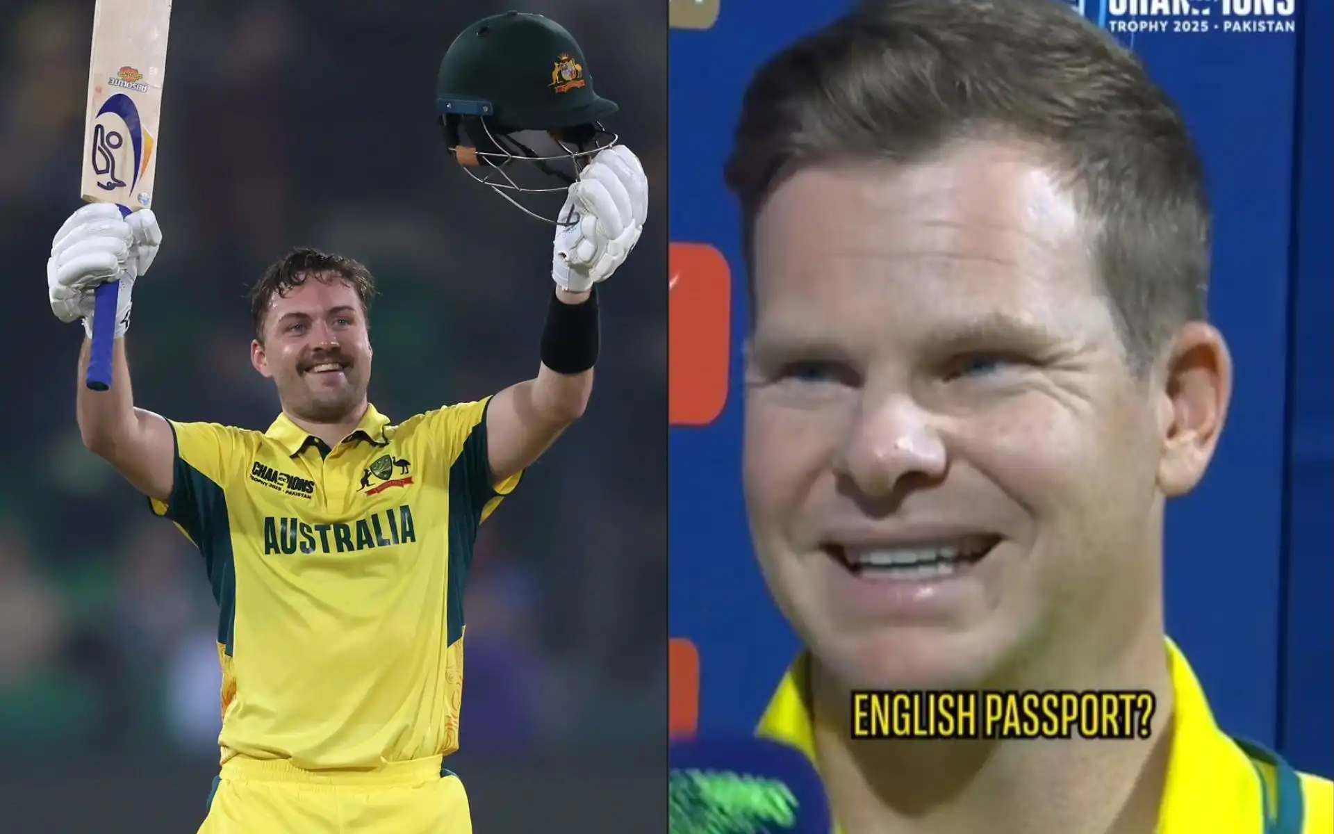 Josh Inglis and Steve Smith [Source: @ICC/Instagram]