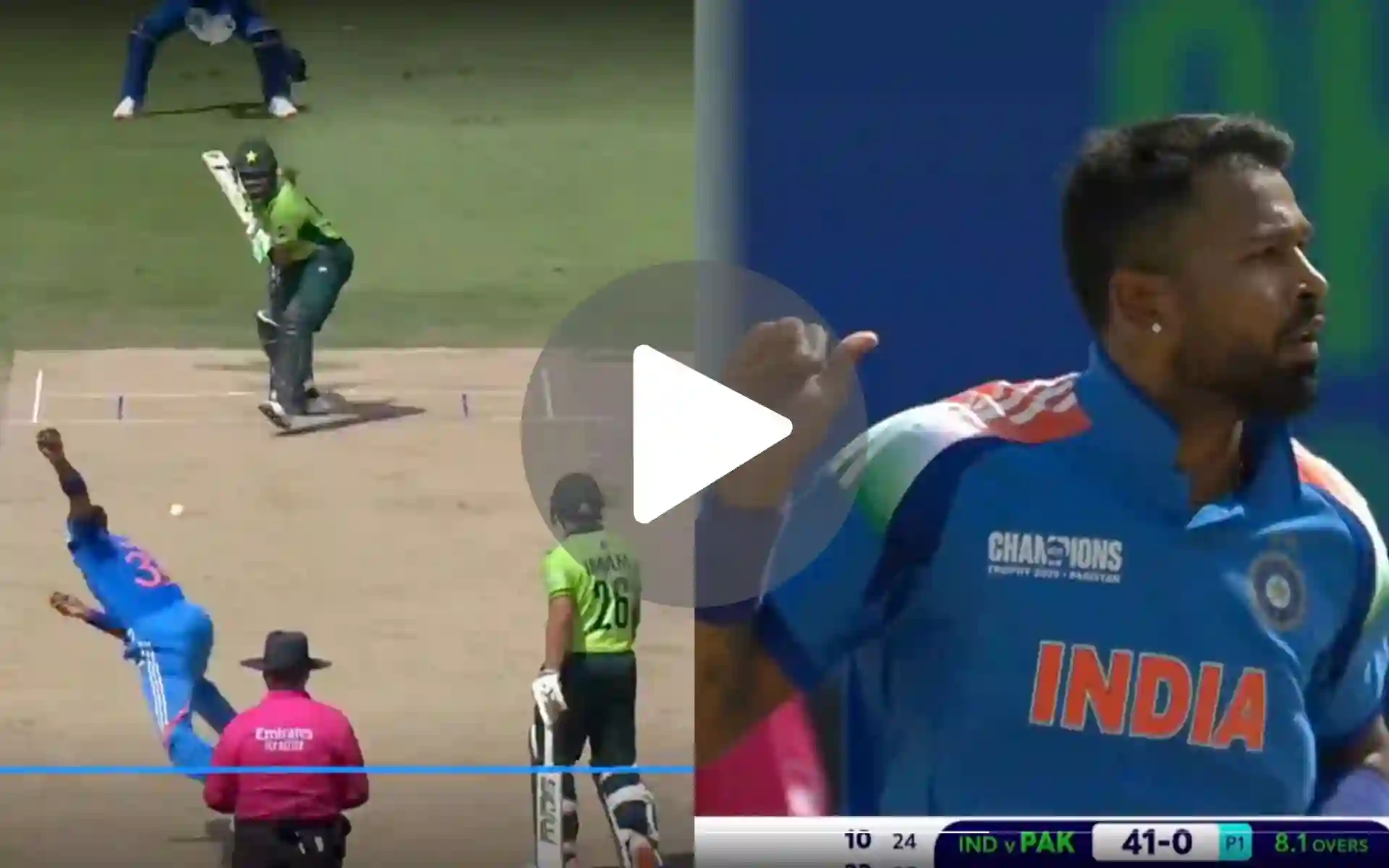 [Watch] Hardik Pandya Mocks Babar Azam With Fiery Send Off After Taking Revenge