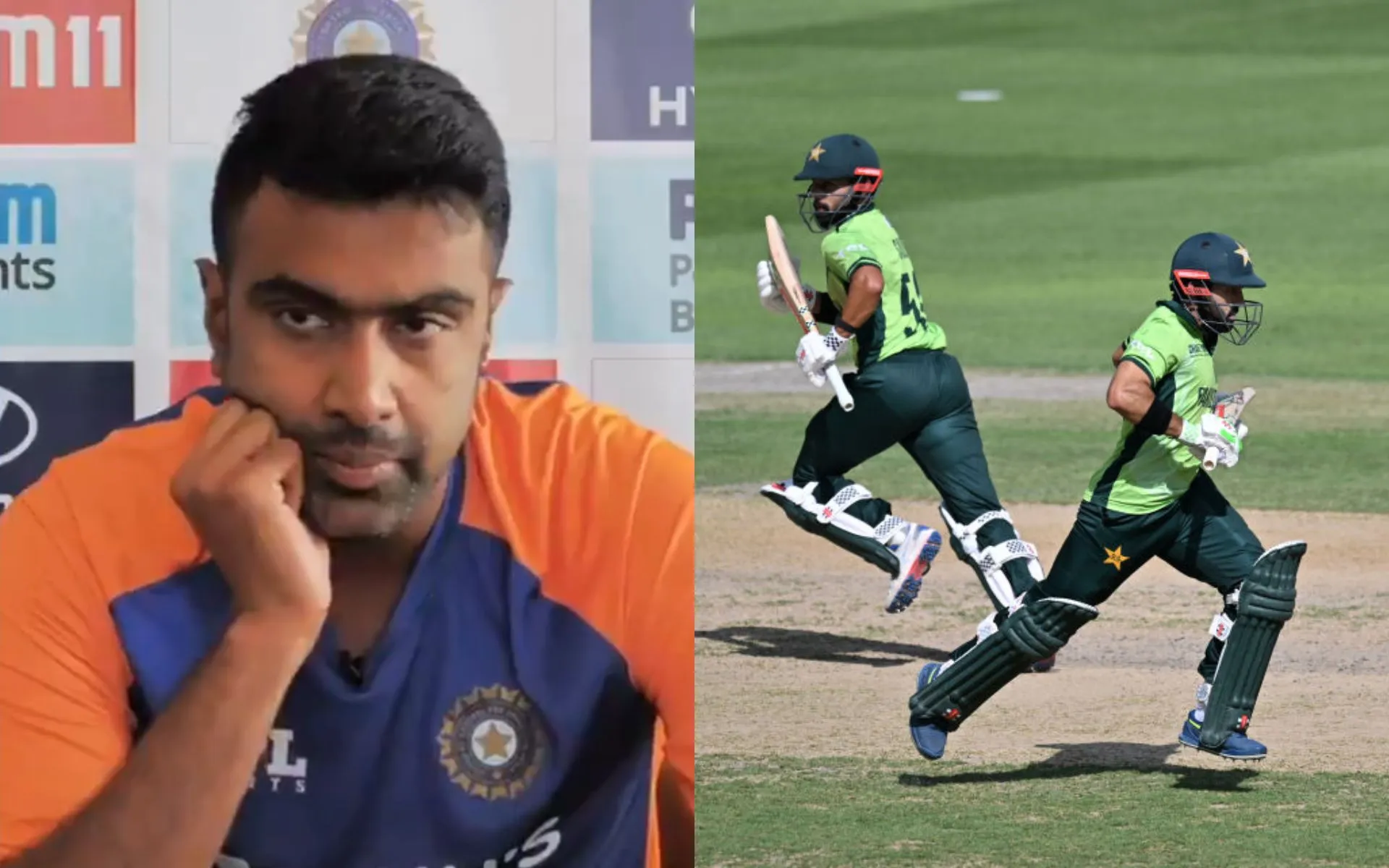Ravichandran Ashwin defended Pakistan's batting [Source: @RamanRo45, @bebra_beb/x.com]