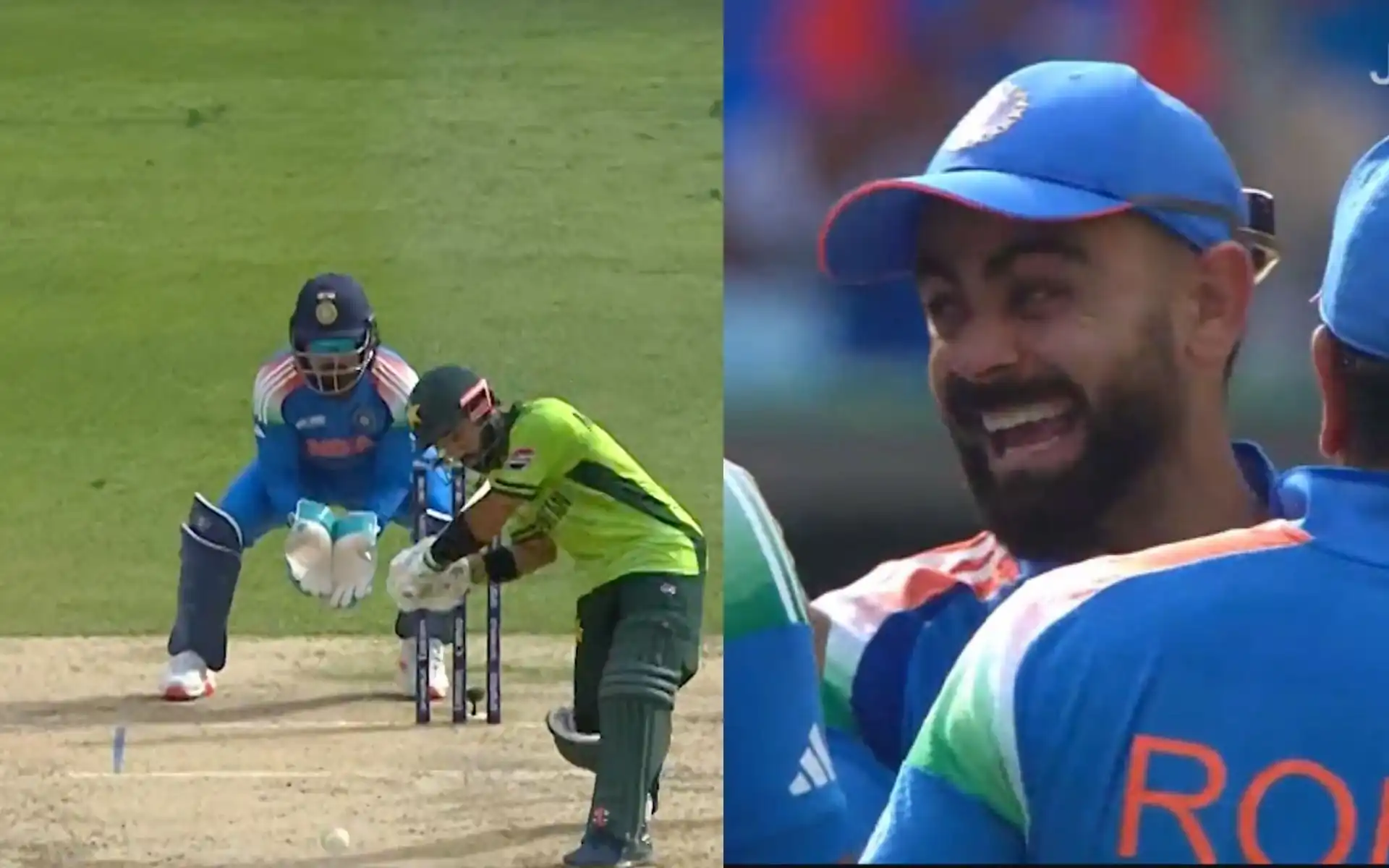 Mohammad Rizwan departs after scoring 46 runs [Source: @MidnightMusinng/X.com]