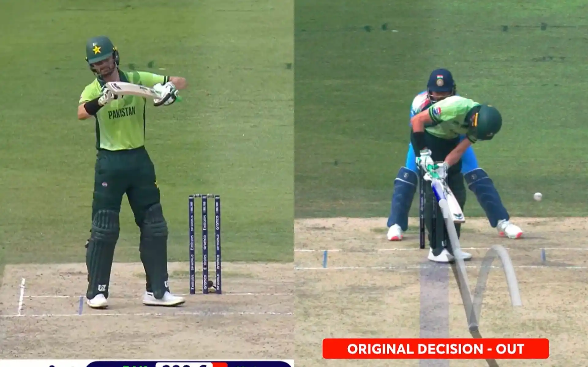 Shaheen wasted a DRS for Pakistan [Source: @kuchbhi12341416/X]