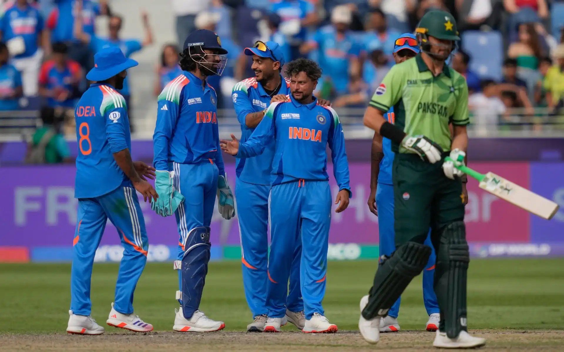 Kuldeep Yadav Turns Heads; Joins 300-Wicket Club With Epic Display Against Pakistan