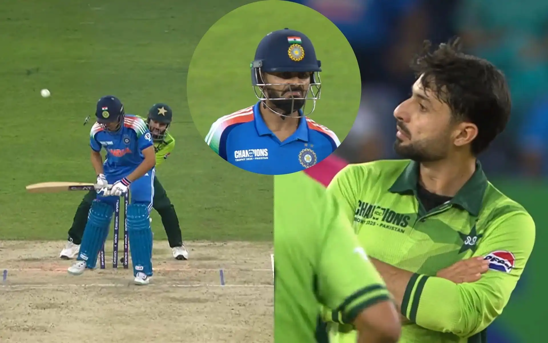 Virat Kohli's reaction after Shubman Gill's wicket (Source: Screengrab from Hotstar)