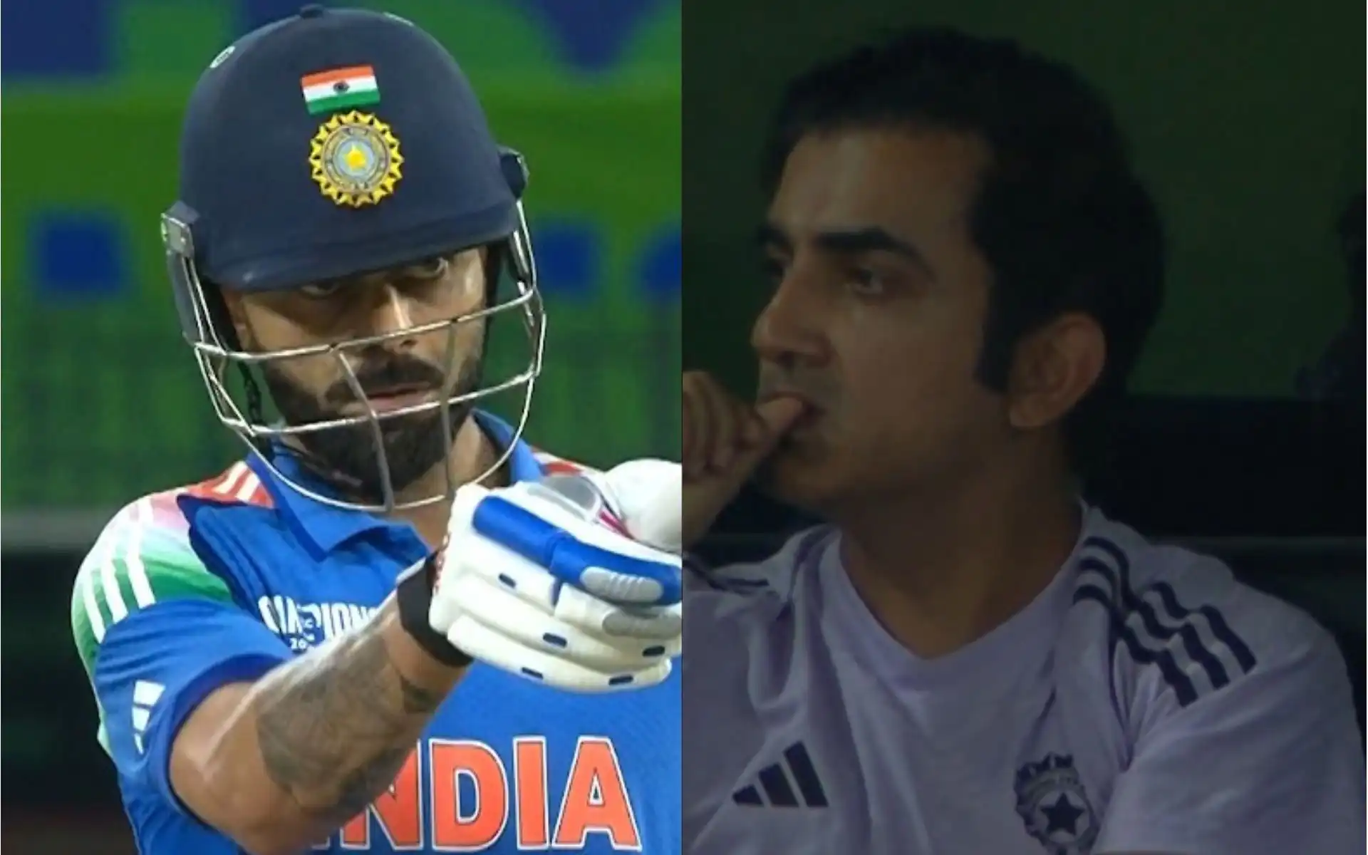 Virat Kohli and Gautam Gambhir [Source: @StarSportsIndia/x]