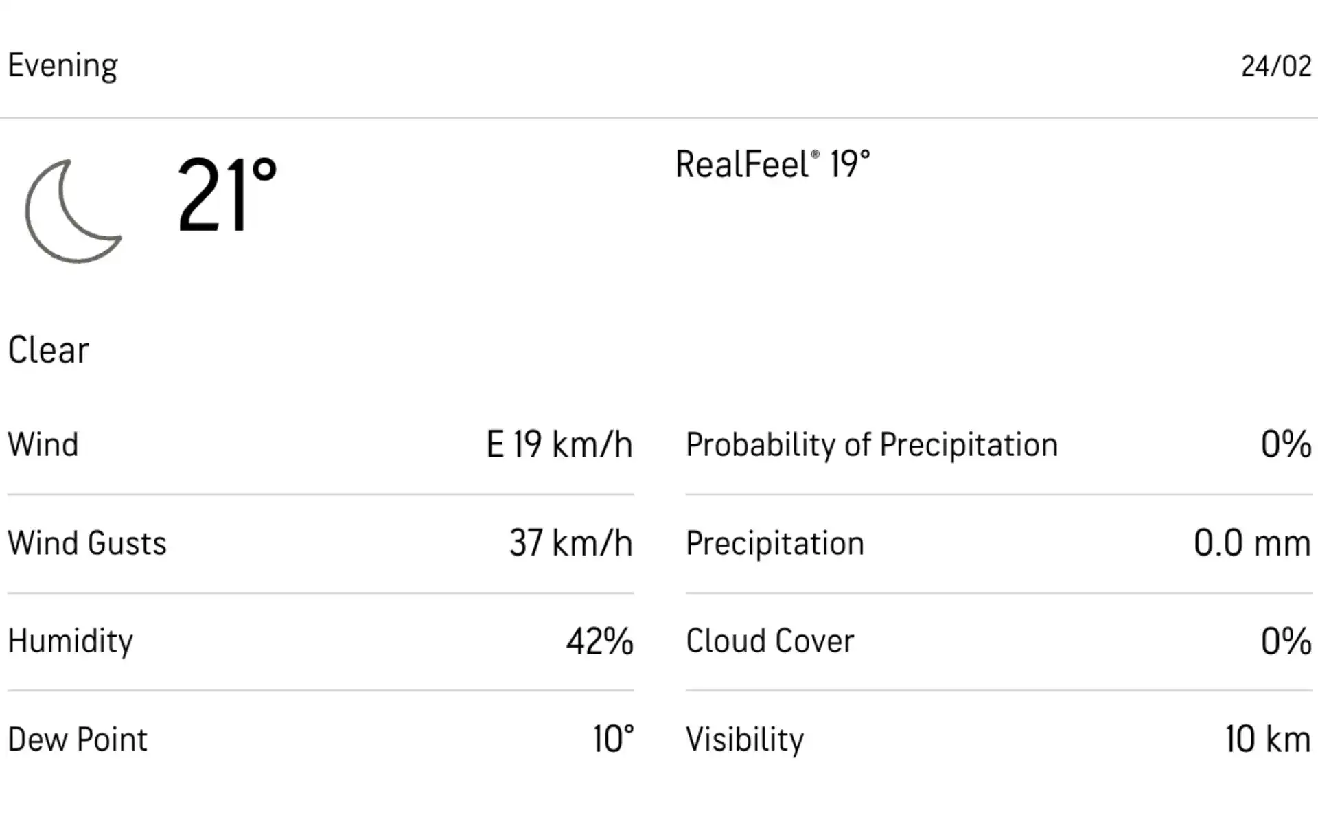 M Chinnaswamy Stadium Weather [Source: Accuweather.com]