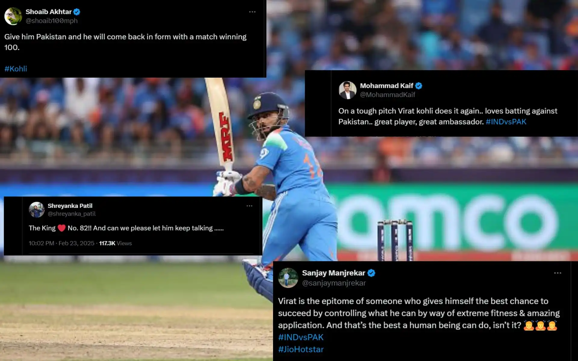 Virat Kohli Receives Praises All Over The Cricket World (Source: @_a_k_11_/x.com)