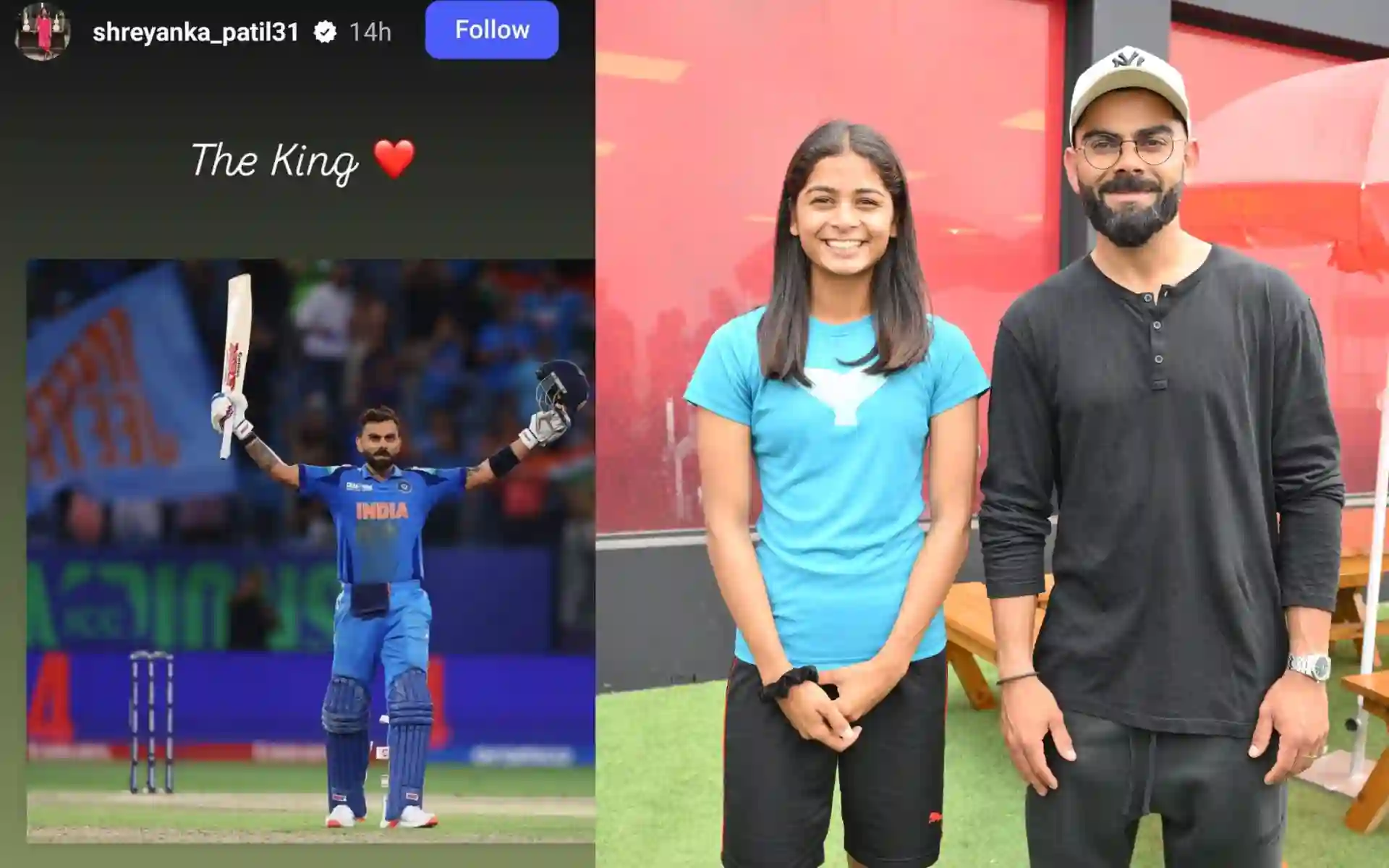 'Please Let Him...': RCB's Shreyanka Congratulates 'Idol' Virat Kohli After Pakistan Heroics