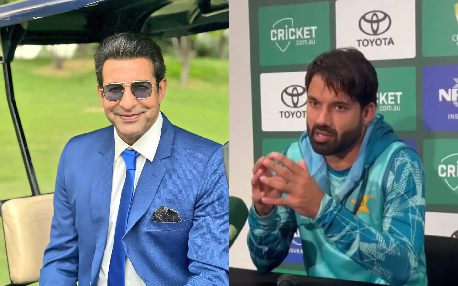 Wasim Akram Lashes Out After Pakistan Horrible Outing Against India (Source: @CallMeSheri1/x.com, @wasimakramlive/x.com)