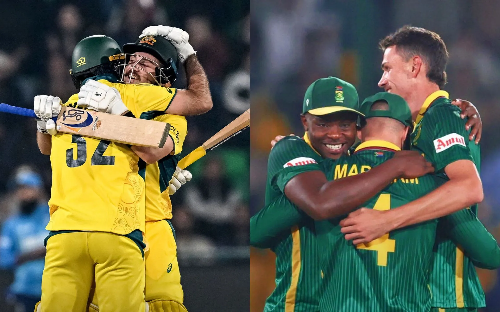 Australia vs South Africa (Source: @cricketcomau/X.com, @OneCricketApp/X.com)