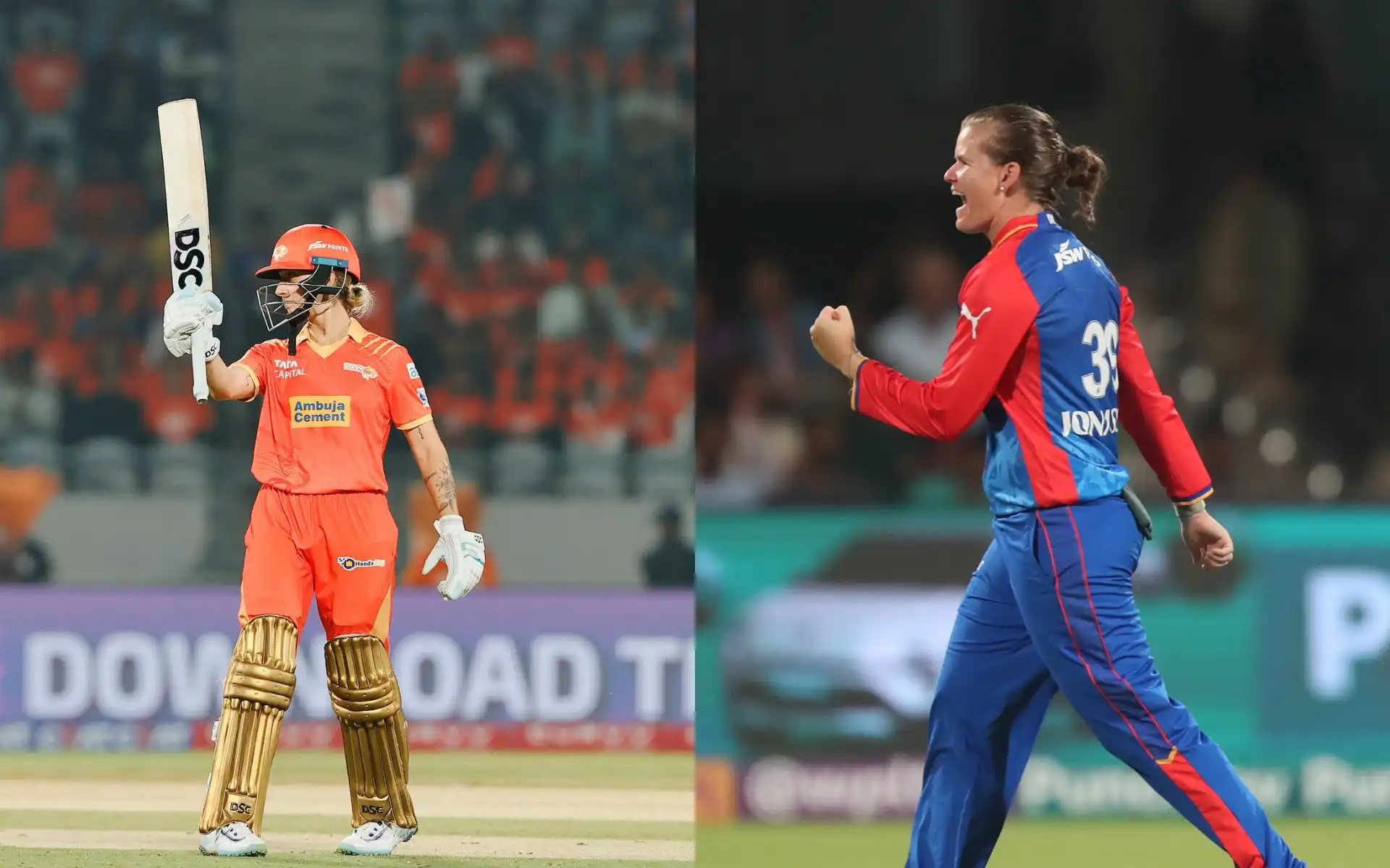 Top 3 Captain/Vice-Captain Choices Dor DEL-W vs GJ-W(Source: @JJonassen21/x.com, @ImTanujSingh/x.com)
