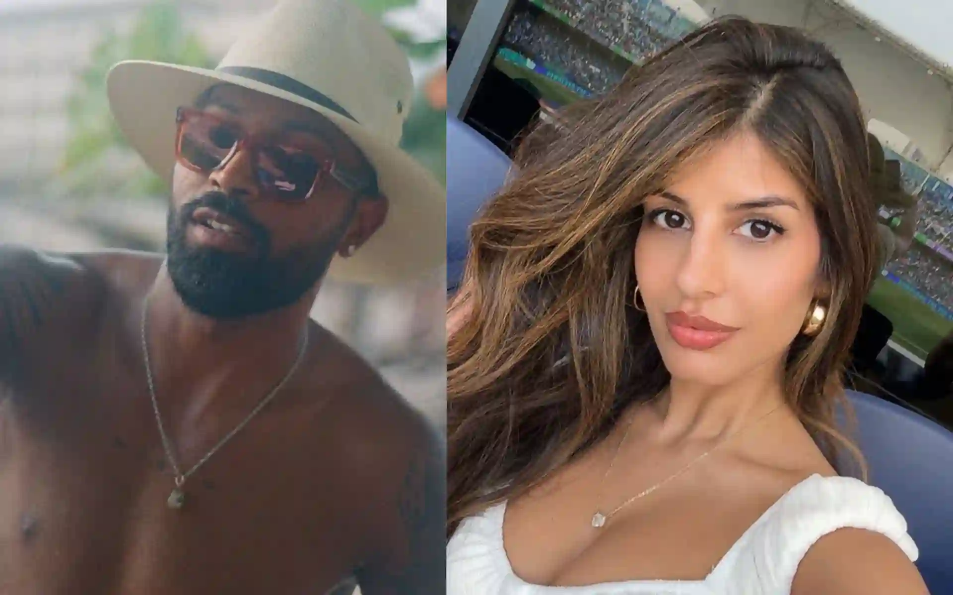 Hardik Pandya and Jasmin Walia (Source:@Instagram)