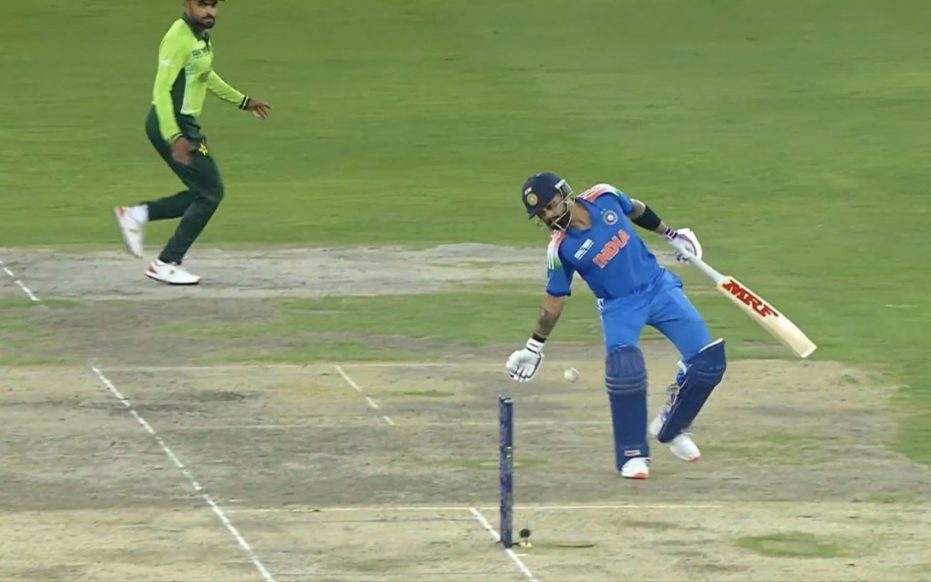How Kohli survived on 41 [Source: @_VK86/X.com]
