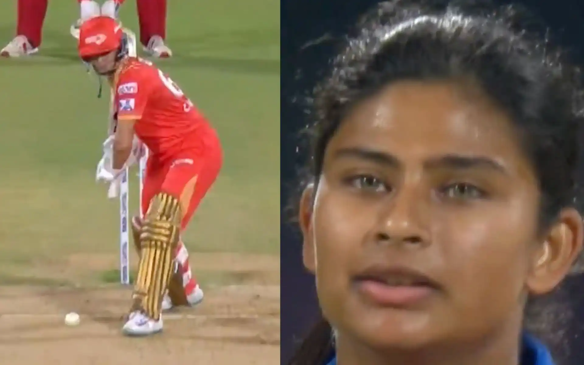 Titas Sadhu removed Gardner with a beauty (Source:@StarSportsIndia/X.com)