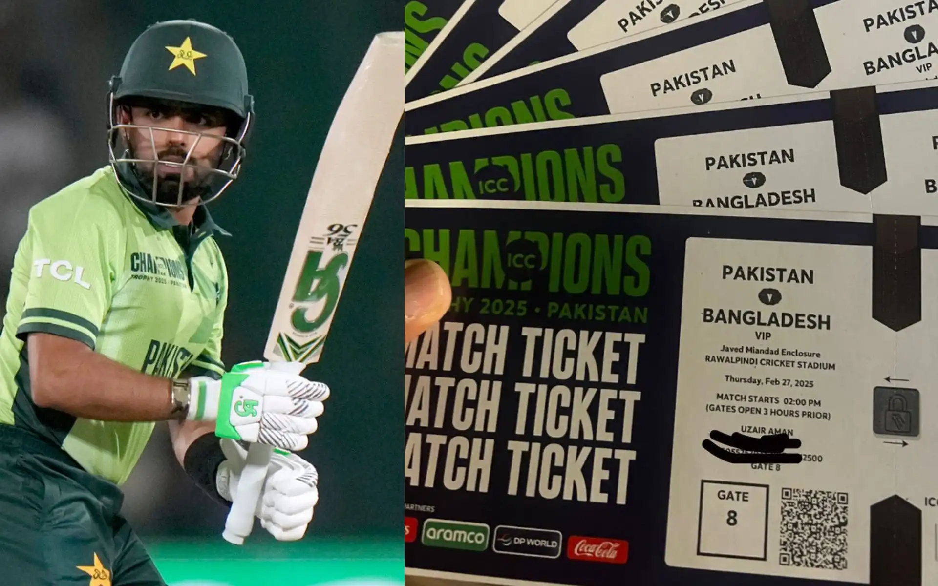 How To Buy Tickets For PAK vs BAN Champions Trophy 2025 Match?