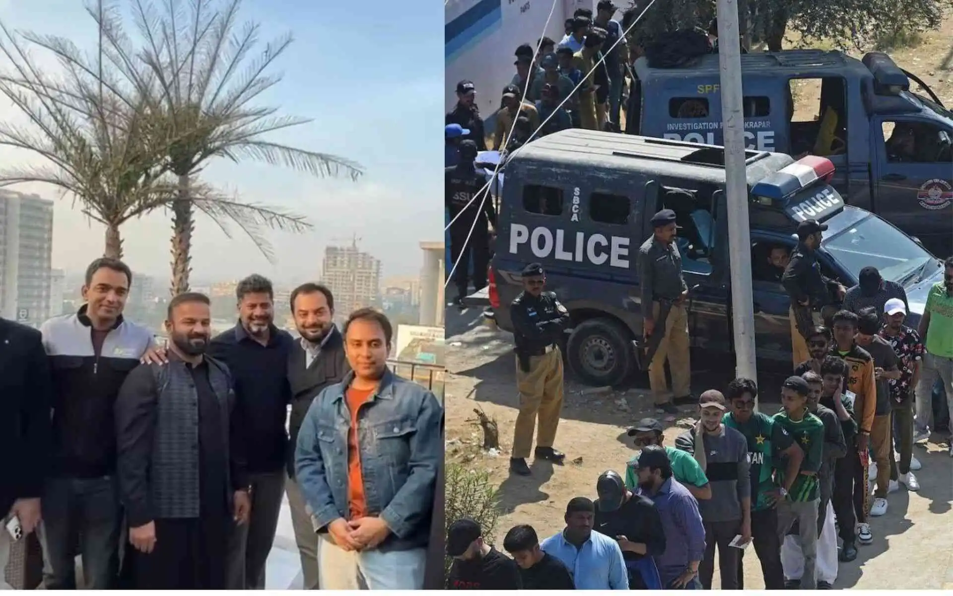 Indian Journalist with Pakistan counterparts (Source:@GongR1ght/X.com)