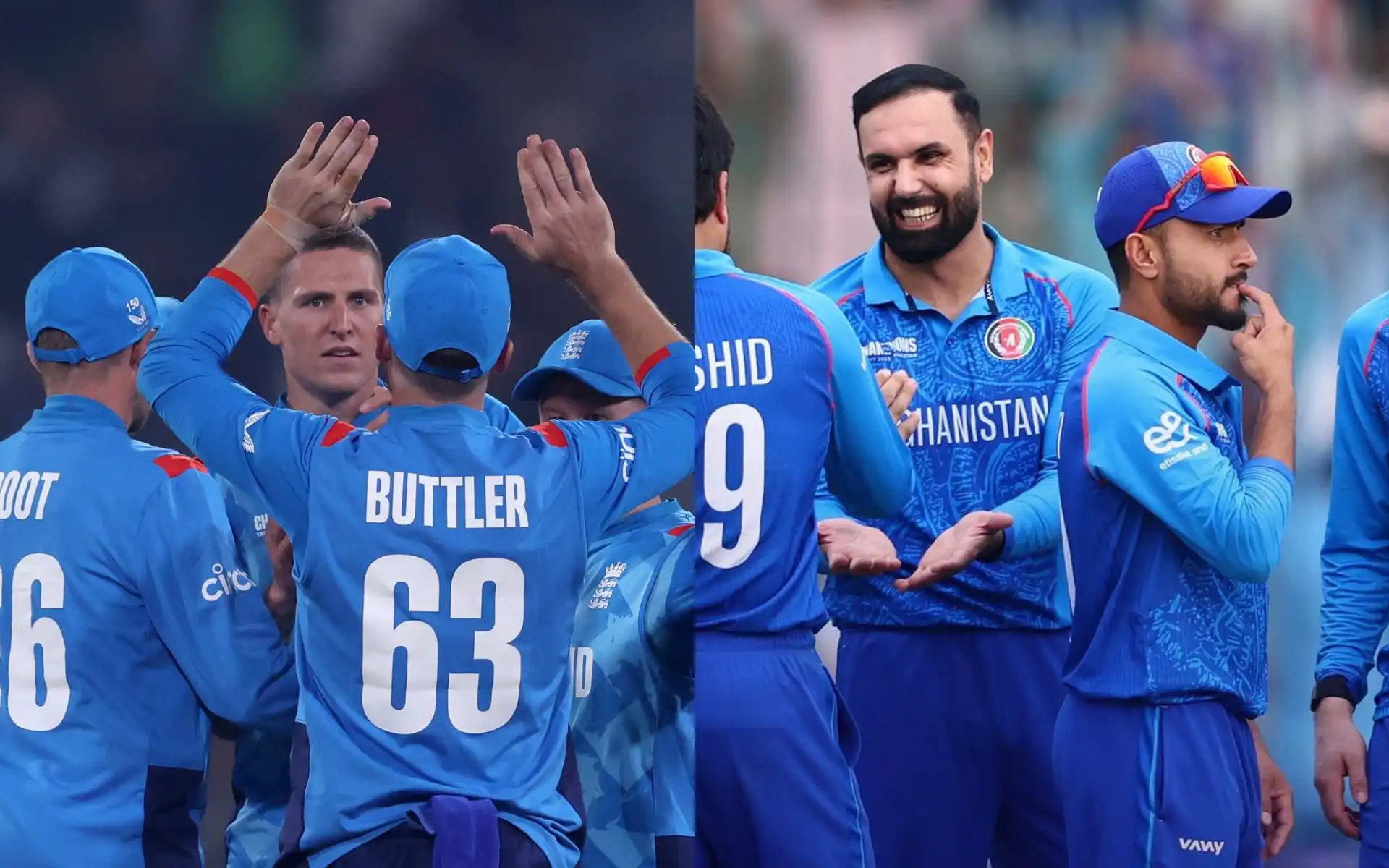 ENG vs AFG, Champions Trophy 2025: Dream11 Predictions For Match 8 [Source: @ACBofficials, @englandcricket/x.com]