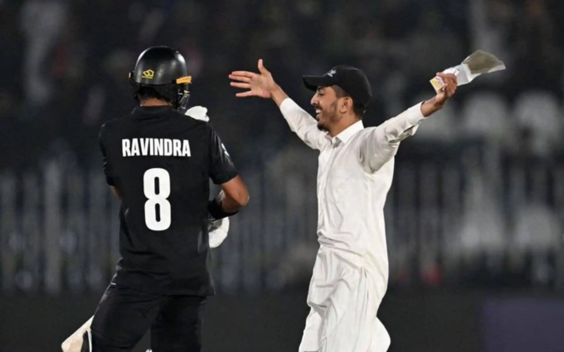 Security Breach In Champions Trophy: Pitch Invader Arrested After Scaring Rachin Ravindra