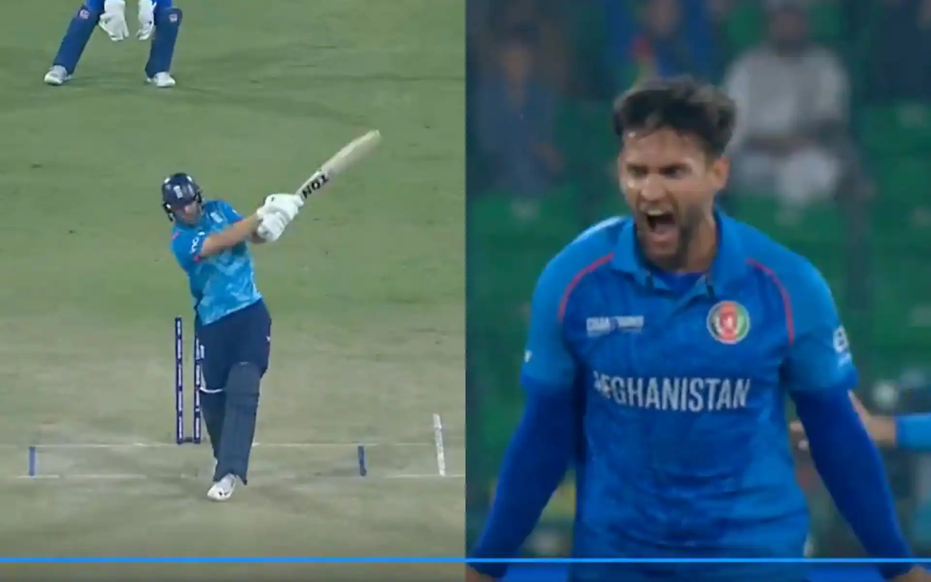Azmat roars after dismissing Salt [Source: @kuchnahi1269083/X]