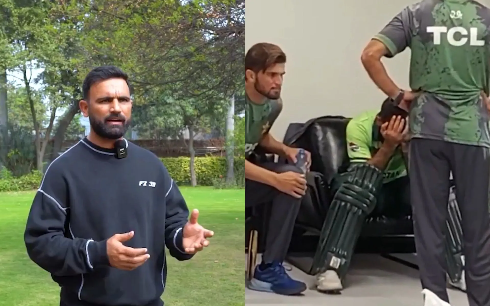 Fakhar Zaman (Source: @TheRealPCB/X.com, @AmeerHamzaAsif/X.com)