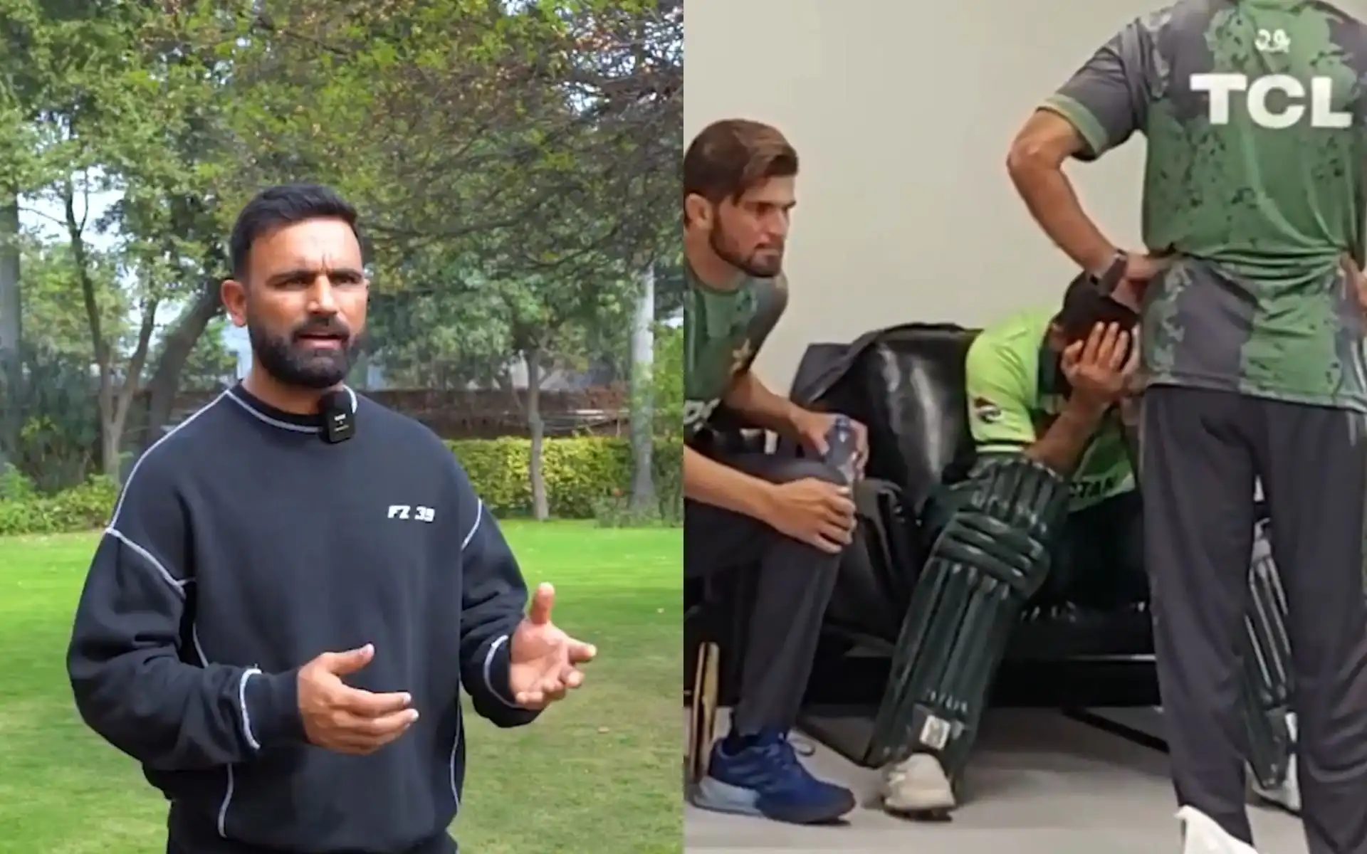 Fakhar Zaman (Source: @TheRealPCB/X.com, @AmeerHamzaAsif/X.com)