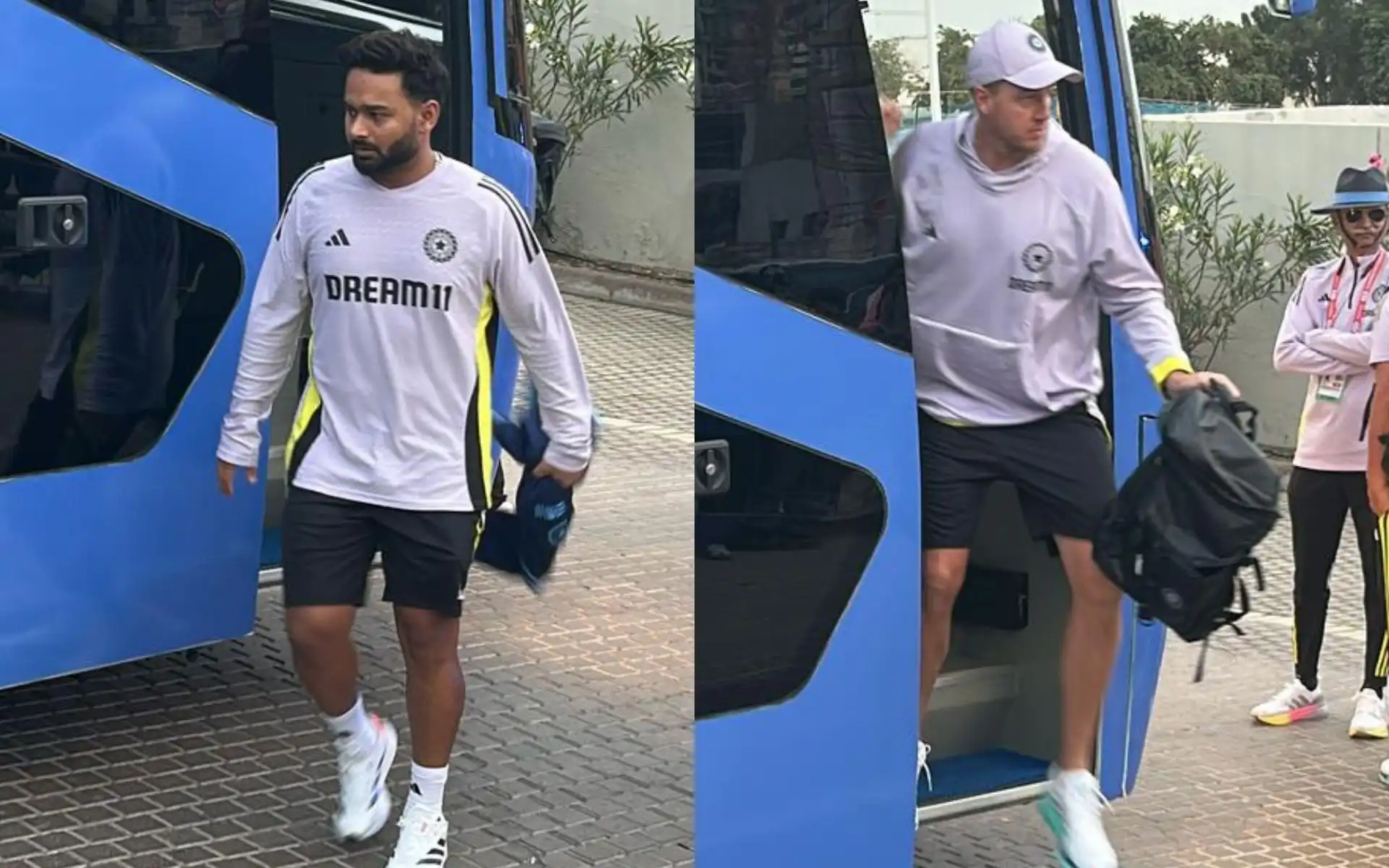 Rishabh Pant and Morne Morkel (Source: @CricCrazyJohns/X.com)