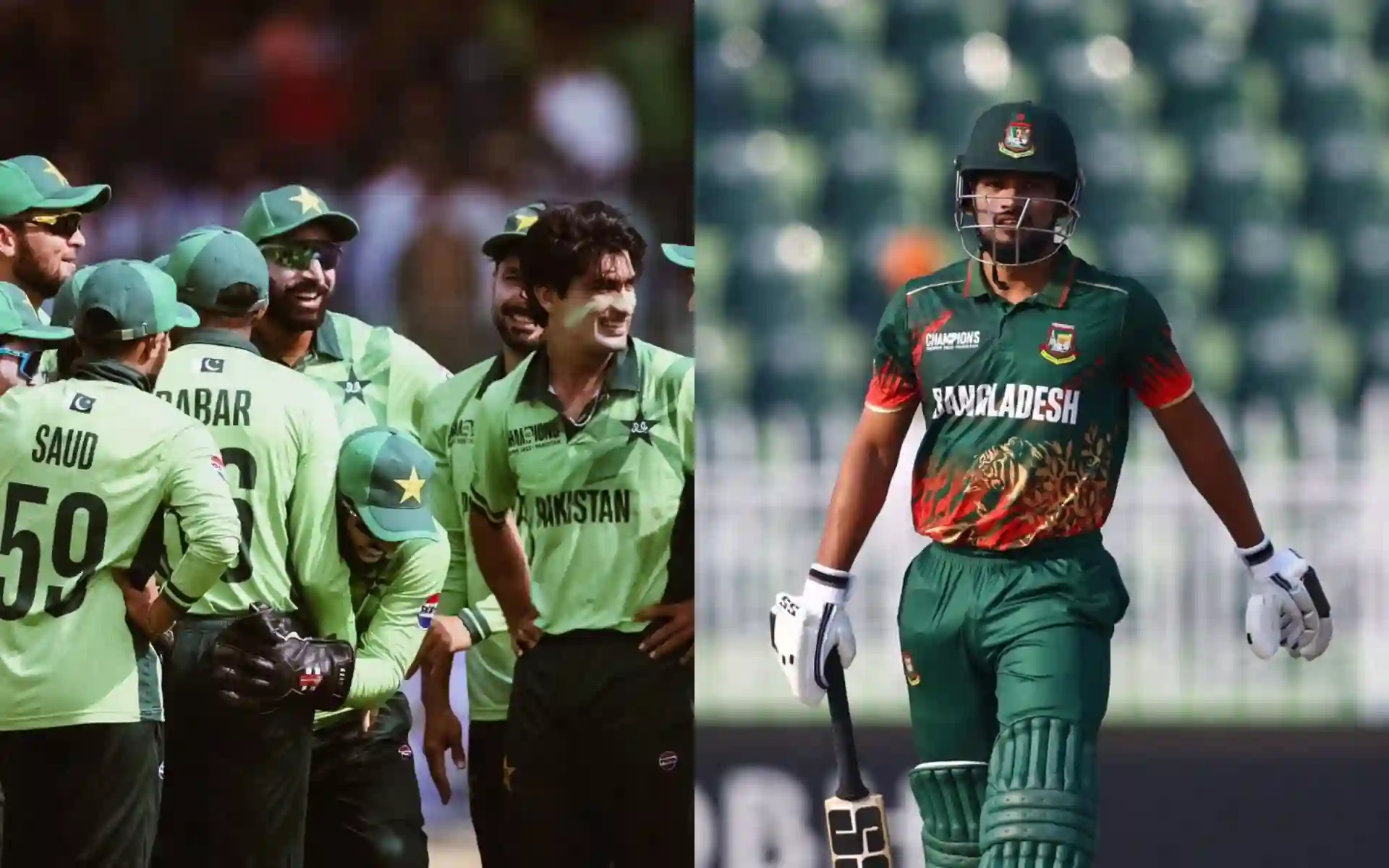 Pakistan vs Bangladesh (Source: @ICC/X.com)