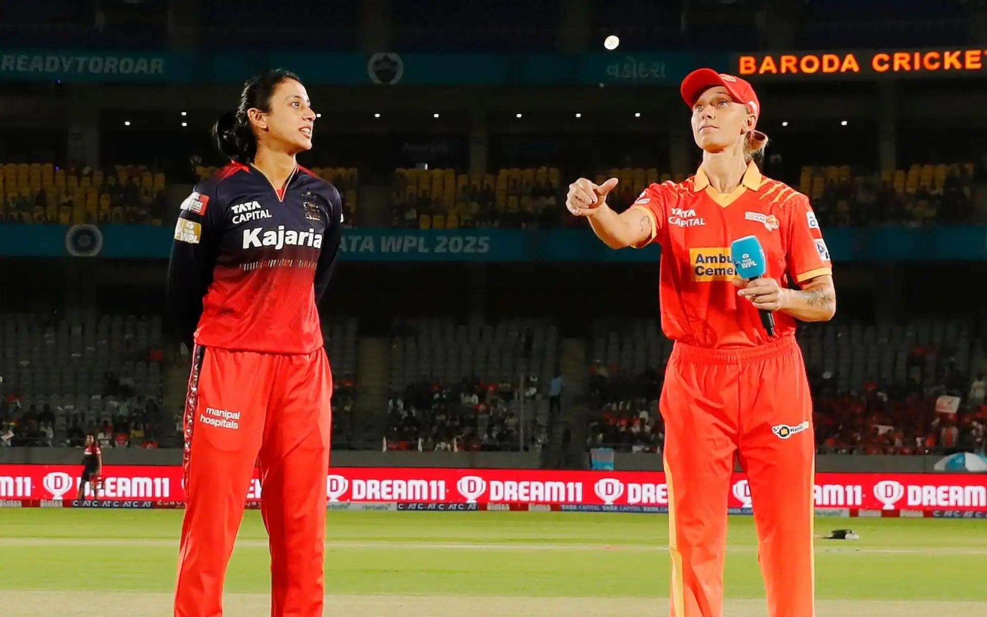 RCB Vs GG (Source:@wplt20/X.com)