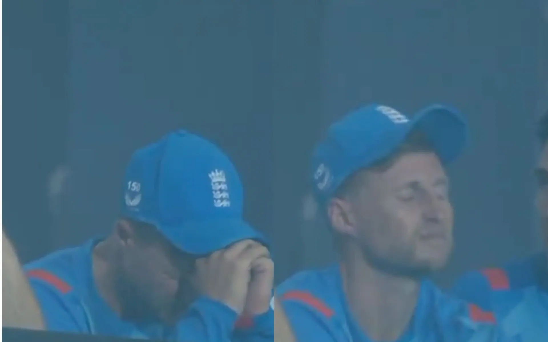 Joe Root crying [Source: @rs_3702/X.com]
