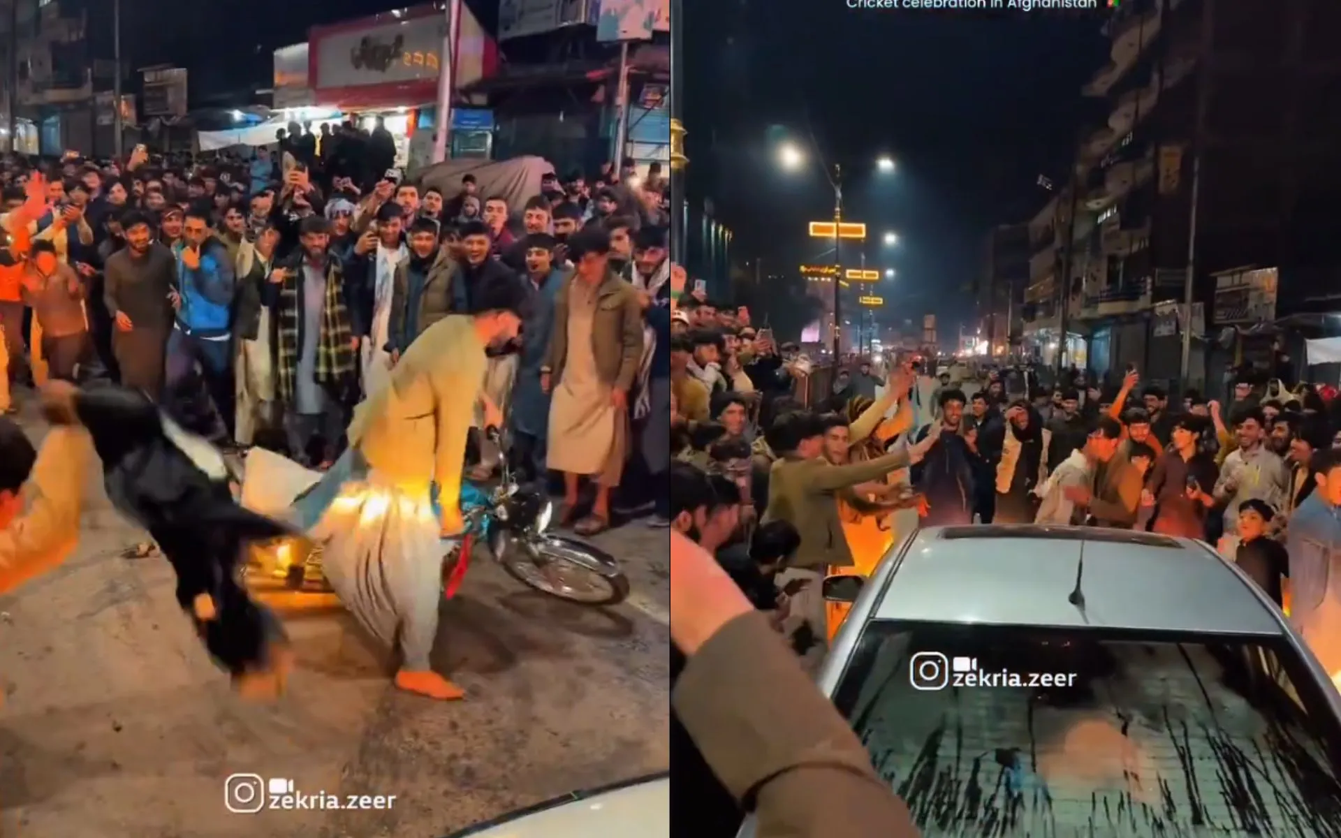 Afghan Fans Viral Celebration (Source: @CricCrazyJohns/x.com)