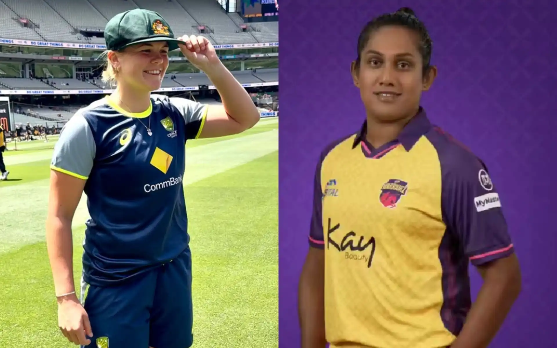 Georgia Voll has joined UP Warriorz in place of Chamari Athapaththu [Source: @AusWomenCricket, @UPWarriorz/x.com]