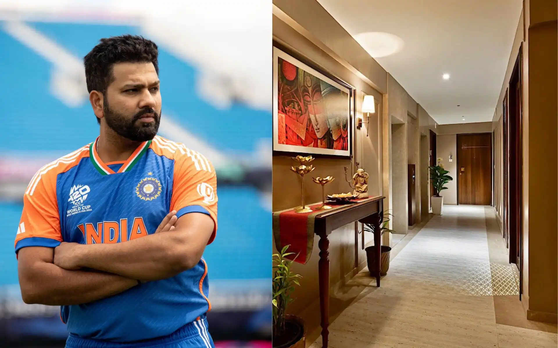 Rohit Sharma has rented out his aparatment (Source:@ImRo45and@plantbasedrunnr/X.com)