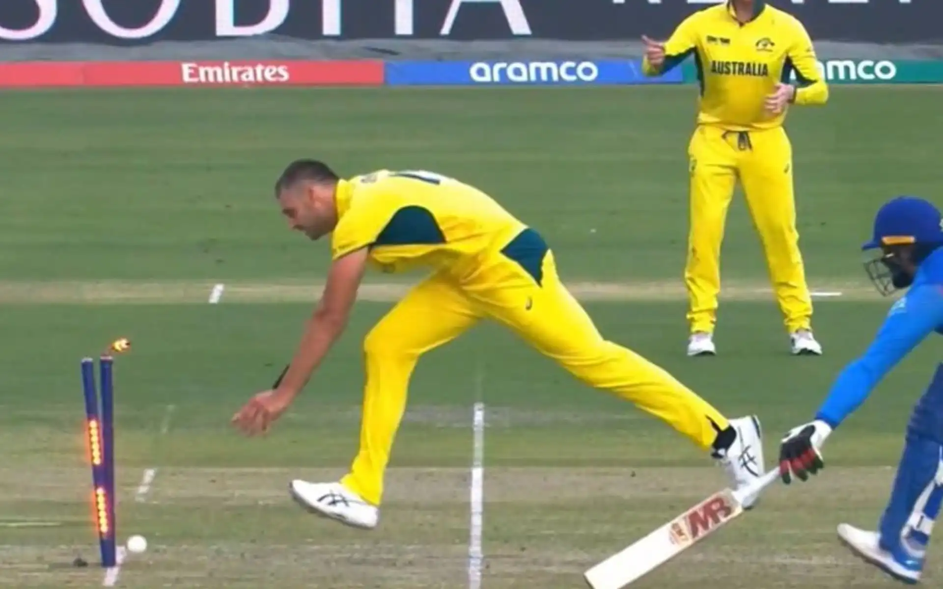 Mohammad Nabi departs [Source: @PTVSp0rts/X.com]
