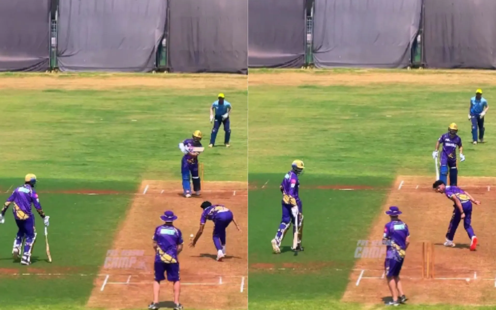 Rinku Singh ran out Venkatesh Iyer [Source: @KKRiders/x.com]