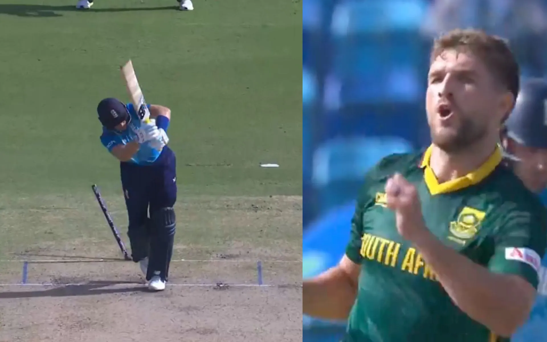 Joe Root departs (Source:@screengrab)