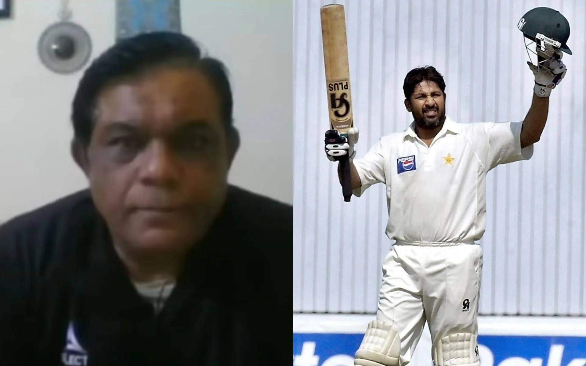 Rashid Latif and Inzamam-ul-Haq [Source: @CaughtBehindShow/YouTube, @ICC/x]