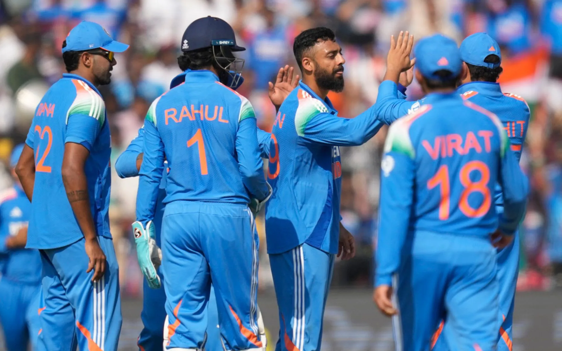 Rohit replaces Harshit with Chakravarthy [Source: AP Photo]
