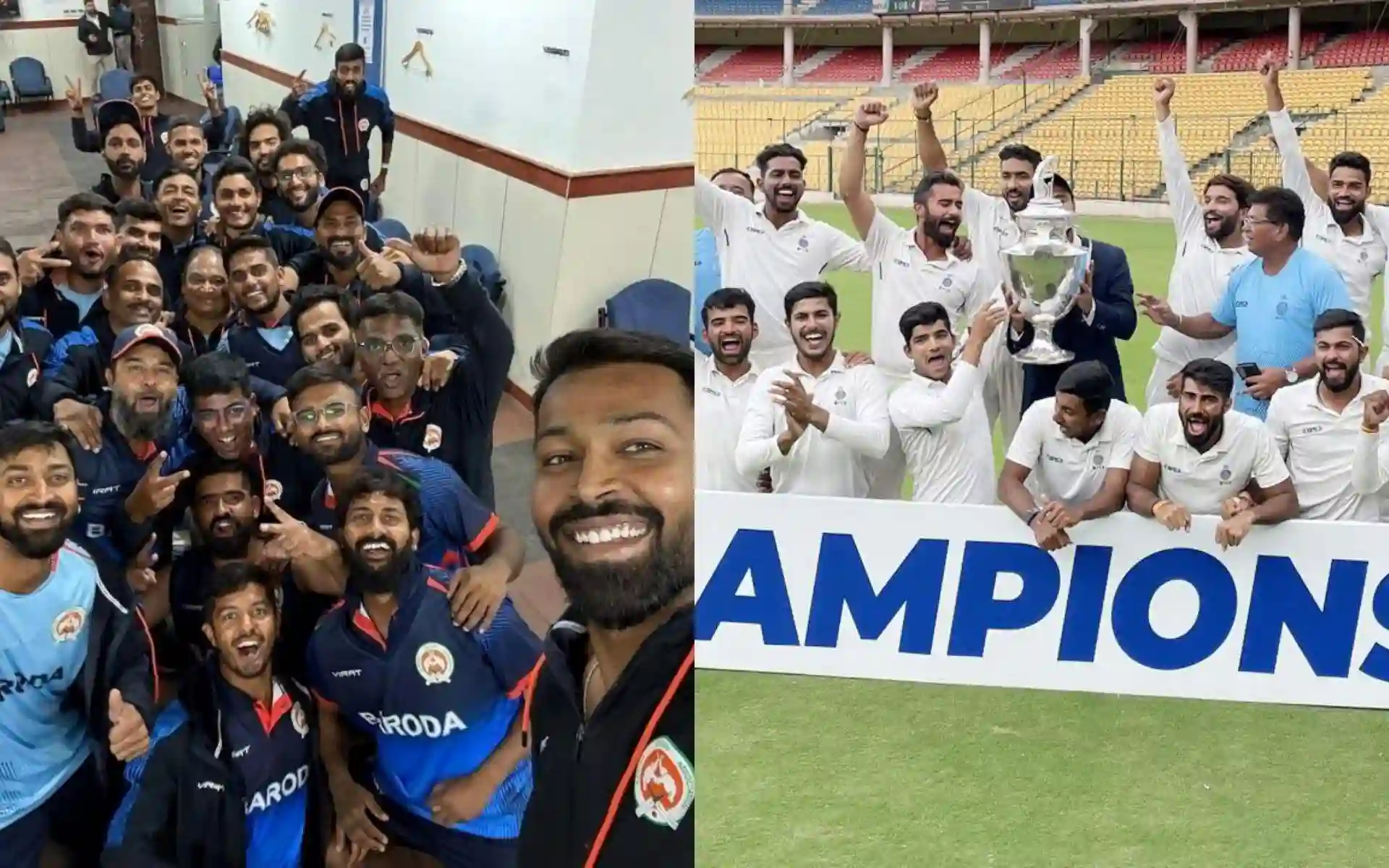 Baroda and Madhya Pradesh have won 5 Ranji Trophy titles each [Source: @CricCrazyJohns, @sachin_rt/x.com]