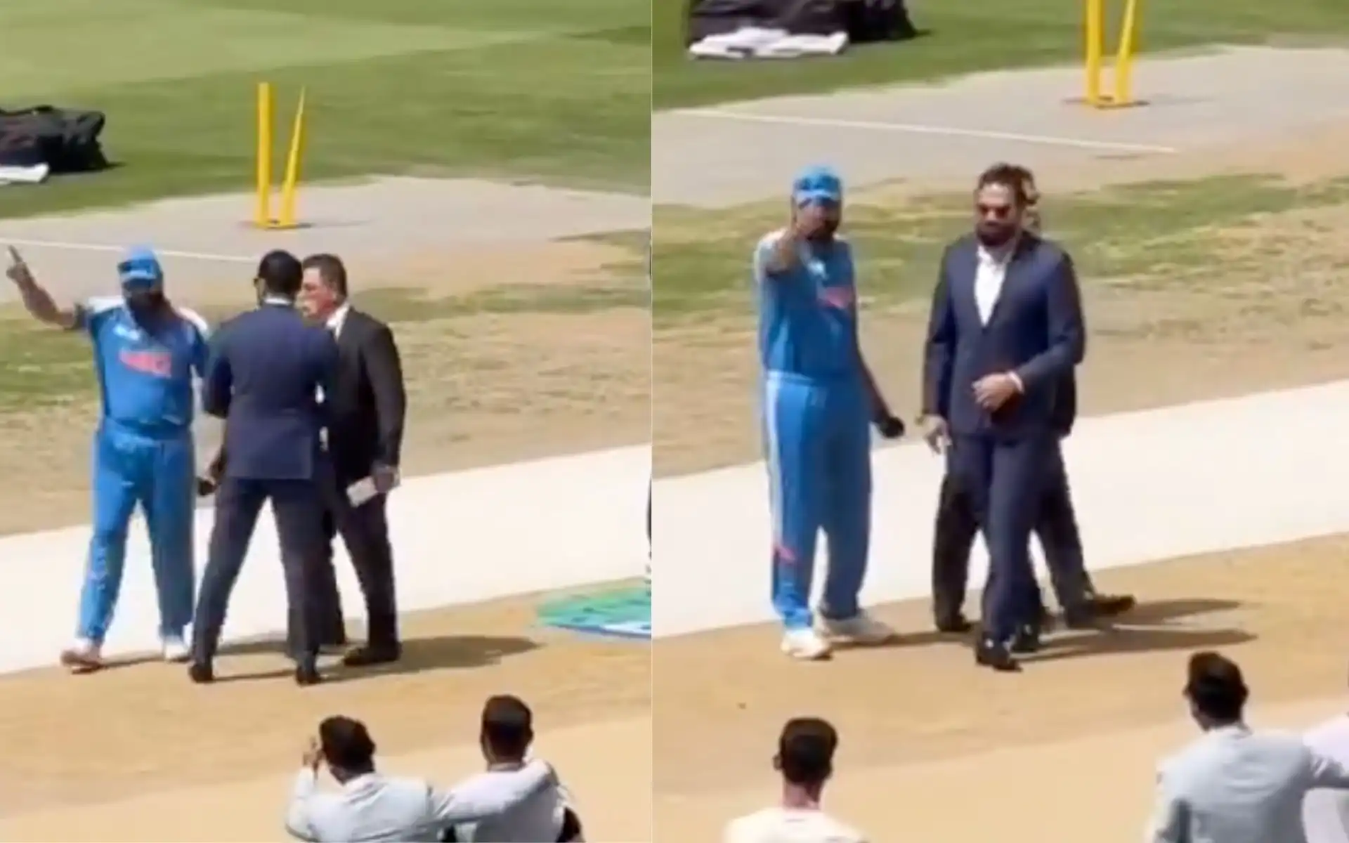 Rohit Sharma’s Hilarious Reaction After Losing Toss [Source: @rushiii_12/X.com]
